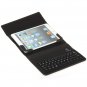 Black Protective Lined Leather Case for iPad Mini Built-in Bluetooth Keyboard