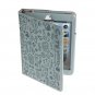 Cute Gray PU Leather Case Stand + Screen Protector + Touch Pen Designed for iPad