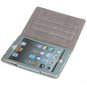 Cute Gray PU Leather Case Stand + Screen Protector + Touch Pen Designed for iPad