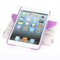 Two Standable Positions Light Purple Leeche Pattern Apple iPad Mini Cover Case