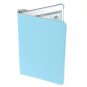 Bright Blue Leechee Pattern Swivel Leather Case and Stand for iPad Mini