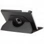 Black Rotatable Leeche Pattern Cover Case for iPad Mini with 2 Stand Positions