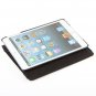 Black Rotatable Leeche Pattern Cover Case for iPad Mini with 2 Stand Positions