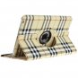 360 Degree Roating Grid Style Leather Smart Cover + Stand for ipad Mini