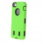 Unique Robot Design Green Soft Silicon Protective Case Cover for iPhone 5