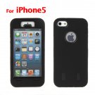 Cute Robot Design Black Soft Silicon Case for iPhone 5