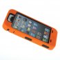 Robot Soft Silicon Skin Case for iPhone 5 in Fashionable Orange