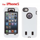 Newest White Robot Soft Silicon Protective Case Cover for iPhone 5