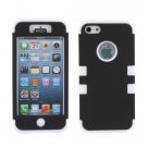 High Quality White and Black Soft Plastic Protective Case for iPhone 5