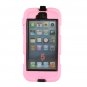 Pink Luxury Hard and Soft Protective Cover Case for iPhone 5 with Holder