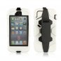 Double Layers Protective Hard and Soft White Cover Case for iPhone 5