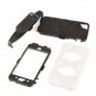 Double Layers Protective Hard and Soft White Cover Case for iPhone 5