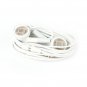 3.5MM Standard White Earphone with Volume Adjustment for iPhone 4S / iPhone 4