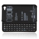 Wireless Rubberized Hard Shell Slider QWERTY Keyboard Case for iPhone 4 / 4S