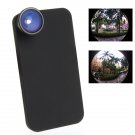 Black 160 Degree Fish Eye Camera Lens For iPhone 4 / 4S
