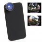Black 160 Degree Fish Eye Camera Lens For iPhone 4 / 4S