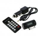3-in-1 LCD FM Transmitter with Car Charger for iPhone 3G / 4 / 4S / iPod