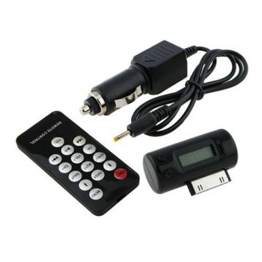 3-in-1 LCD FM Transmitter with Car Charger for iPhone 3G / 4 / 4S / iPod
