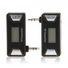 In-car Handsfree Wireless FM Transmitter for iPhone & 3.5mm Socket Audio Devices