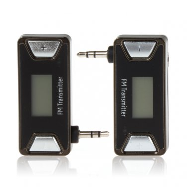In-car Handsfree Wireless FM Transmitter for iPhone & 3.5mm Socket Audio Devices