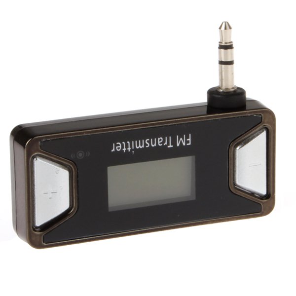 Incar Handsfree Wireless FM Transmitter for iPhone & 3.5mm Socket