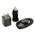 Easy to Use 3-in-1 Car / AC Charger with USB Cable for iPhone 3GS / 4G