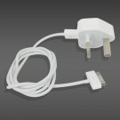 2-in-1 USB UK Travel Power Adapter + USB Cable Compatible for iphone and ipad