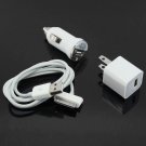 3-in-1 Mini Charger + USB Cable + Car Charger for iPhone 3G / 3GS and iTouch