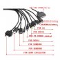 10-in-1 Universal USB Retractable Cables for iPod Nano and iPhone 3G / 3GS