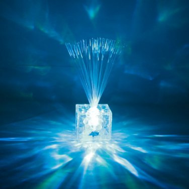 Cube Color Changing Optical Fiber LED Night Light