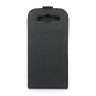 Black Leather Flip Vertical Case Cover for Samsung I930