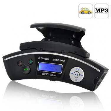 FM Transmitter - Bluetooth Car Steering Wheel Handsfree MP3 Player
