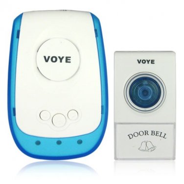 Beautiful ABS Plastic Wireless Doorbell System with 80M Remote Control Distance