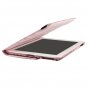 360 Degrees Rotating Stand and Pink Grid Cover for Apple New iPad 3 / 2