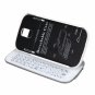 Wireless Bluetooth Keyboard Sliding Case for Samsung S4/i9500 White