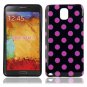 Protective Case with Purple Dots for Samsung Note 3