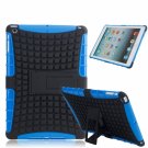 Grid Plaid Check Pattern Protective Back Case with Stand for iPad Air