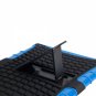Grid Plaid Check Pattern Protective Back Case with Stand for iPad Air
