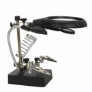 2.5X 5LED Auxiliary Clip Watch Jewelry Repair Magnifier