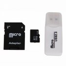 16GB Micro SD Card + SD Card Adapter + Card Reader