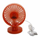 Fashion Style Mini USB Cool Fan Cartoon with Two-leaf Power