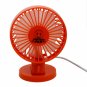 Fashion Style Mini USB Cool Fan Cartoon with Two-leaf Power