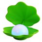 Creative Shell Shaped Colorful LED Night Lamp - Green