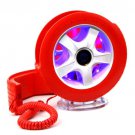 Creative Decoration Wired Tire Wheel Shape Table Phone with Light-Red