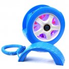 Creative Decoration Wired Tire Wheel Shape Table Phone with Light-Blue
