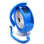 Creative Decoration Wired Tire Wheel Shape Table Phone with Light-Blue