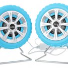 A Pair Music-F M-30 USB Tire Shape Speakers with 3.5mm Plug