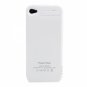 1800mAh Clip-on External Battery Case with Mini Stand Holder for iPhone 4/4S