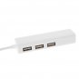 3 Ports USB Network Card Multifunction Adapter For Macbook
