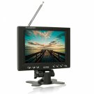 7" TFT Color Car LCD TV Monitor with USB & Card Reading Black